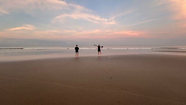 Camp 2026, sunset at Seminyak beach