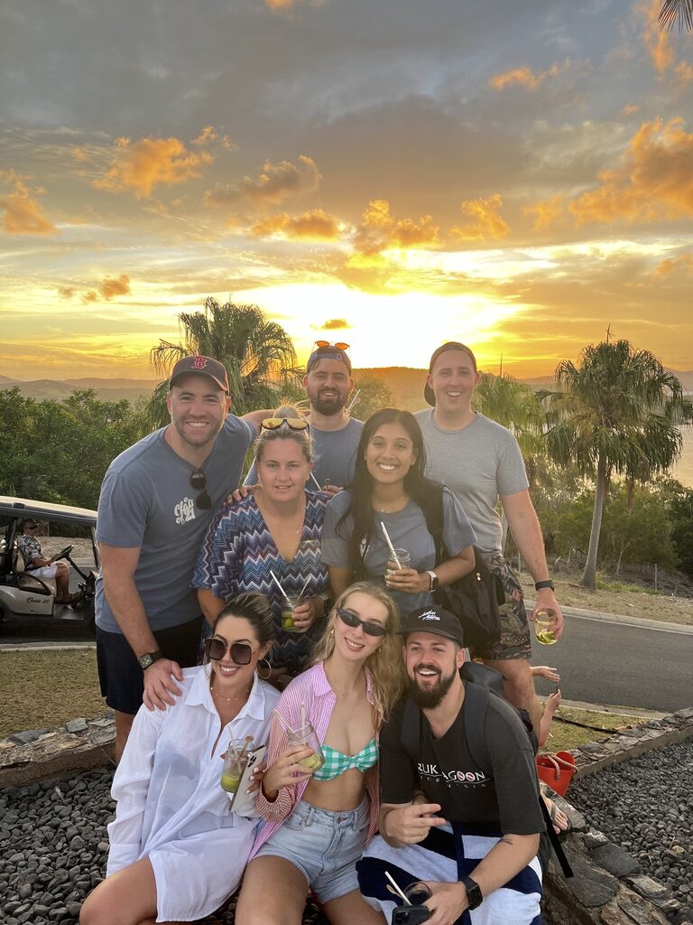 Sunset cocktails, Hamilton Island '21